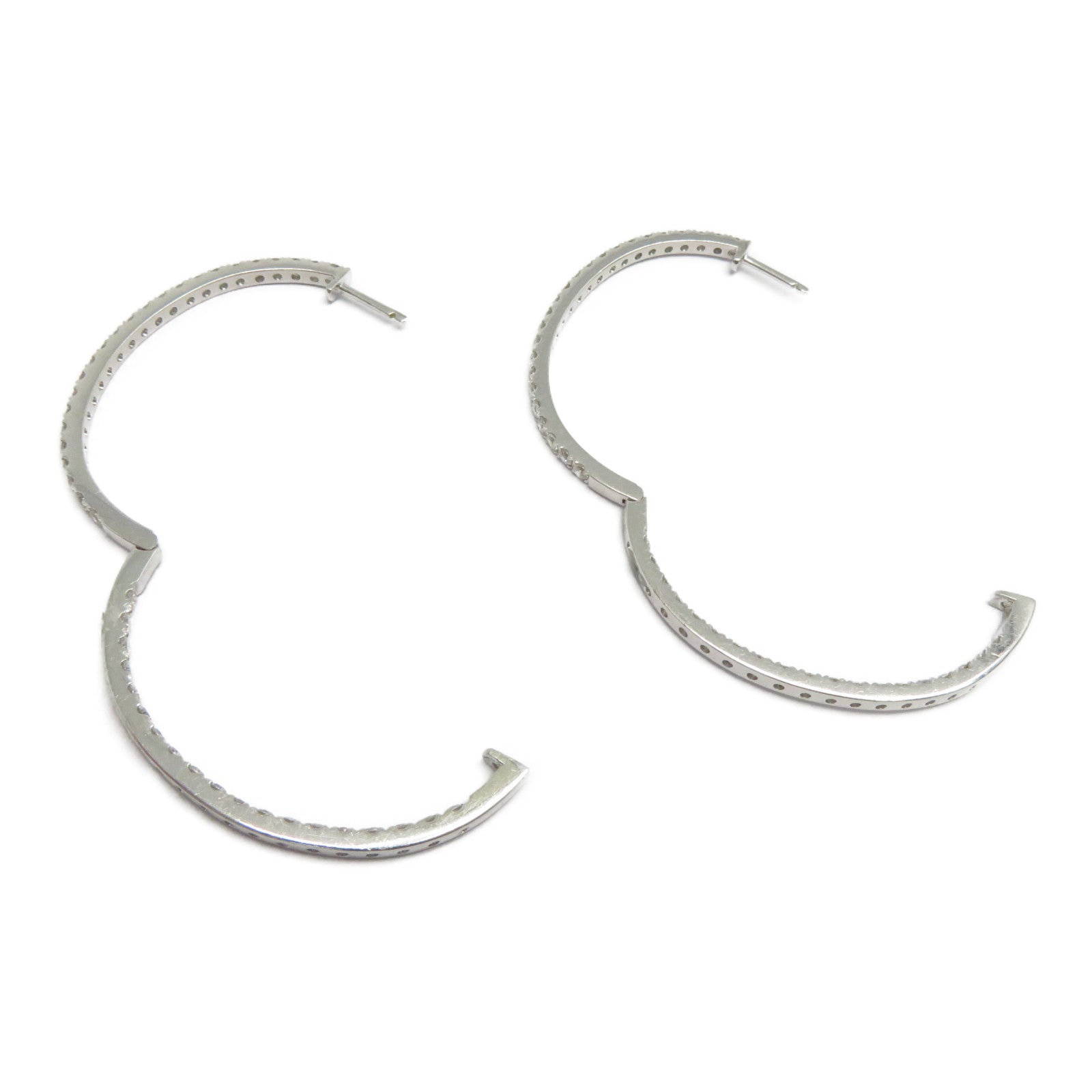 JEWELRY 18K白金Diamond Earrings鑽石耳環
