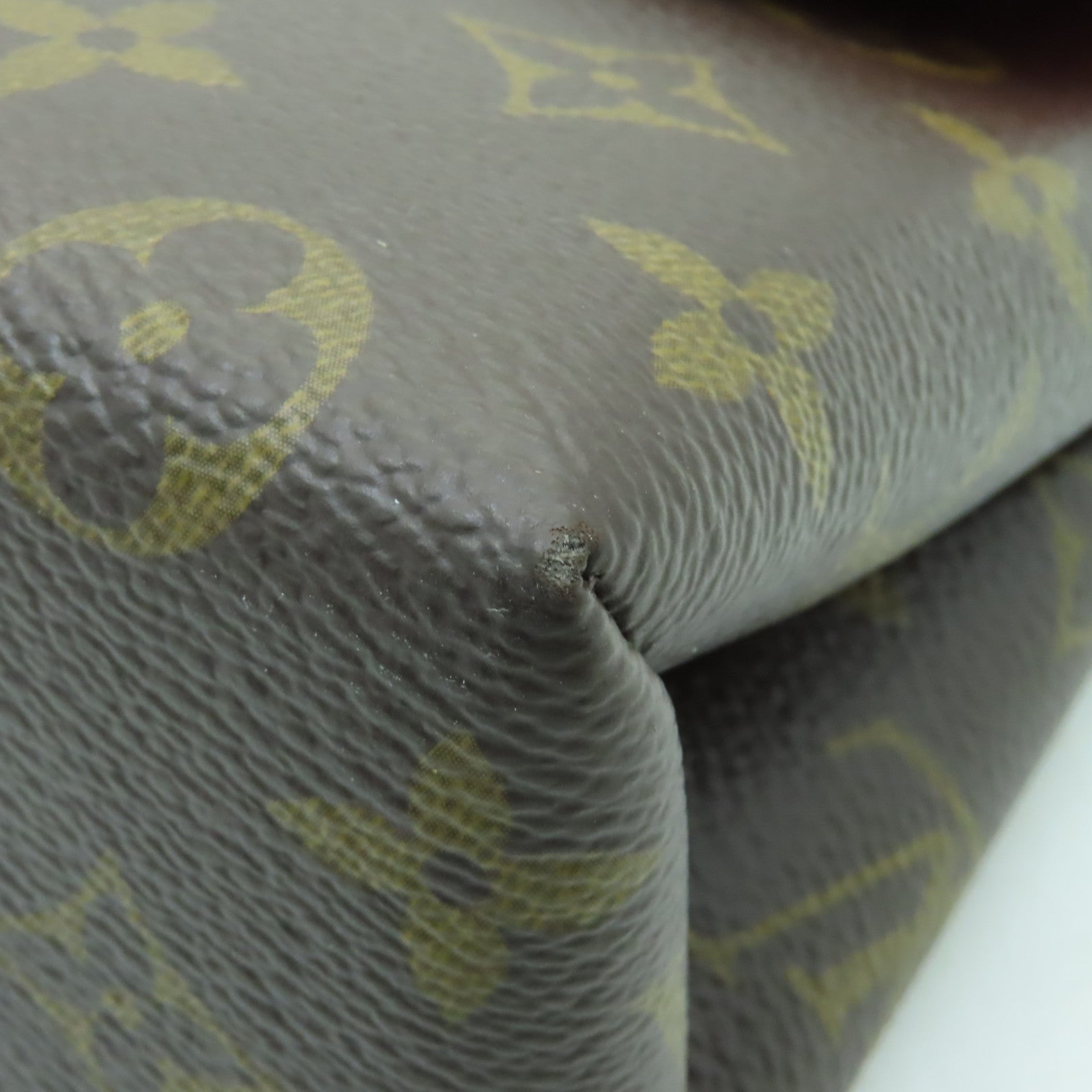 LOUIS VUITTON Monogram Locky BB金扣手挽肩背兩用袋紅色/棕色