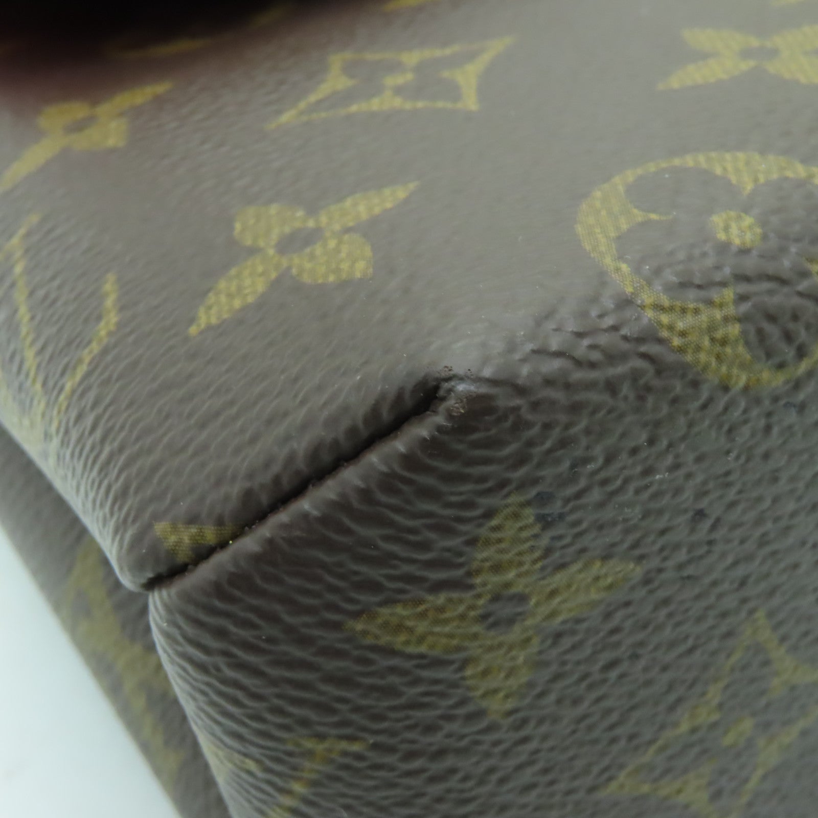 LOUIS VUITTON Monogram Locky BB金扣手挽肩背兩用袋紅色/棕色