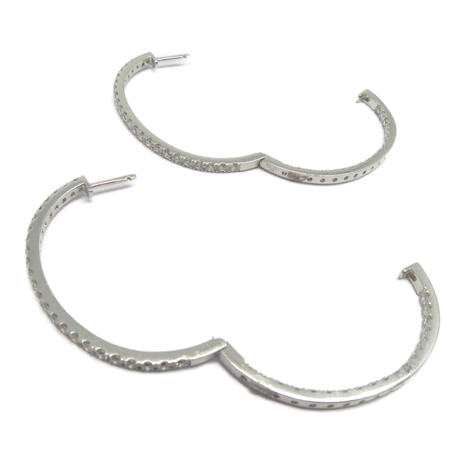 JEWELRY 18K白金Diamond Earrings鑽石耳環
