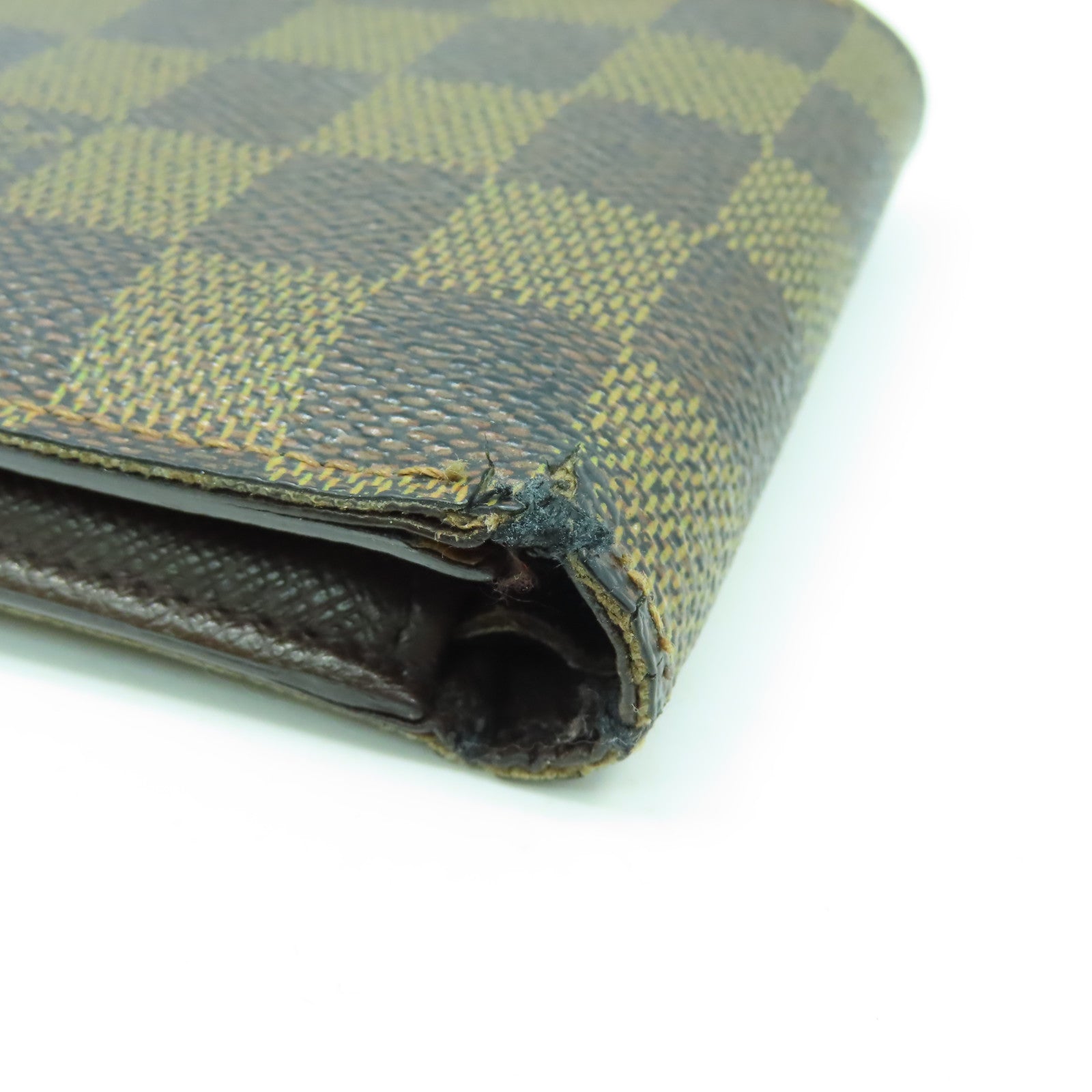 LOUIS VUITTON Damier Ebene Multiple Wallet錢包啡色