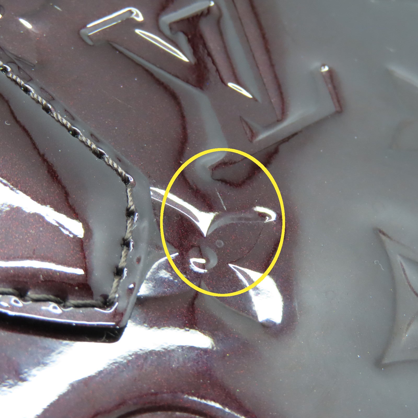 LOUIS VUITTON Monogram Vernis Sherwood PM Gold Buckle Shoulder Bag