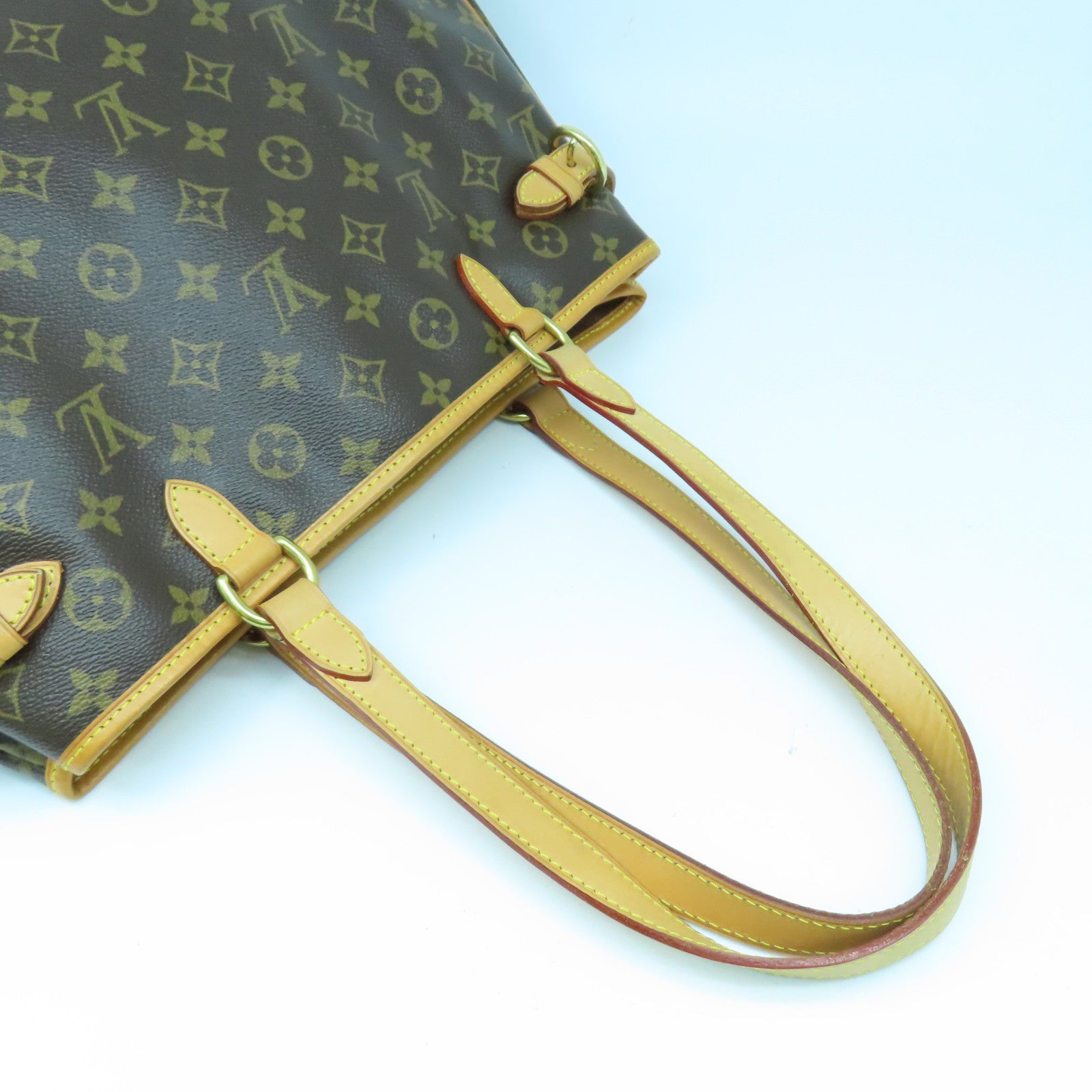 LOUIS VUITTON Monogram Batignolles Horizont金扣肩背袋啡色