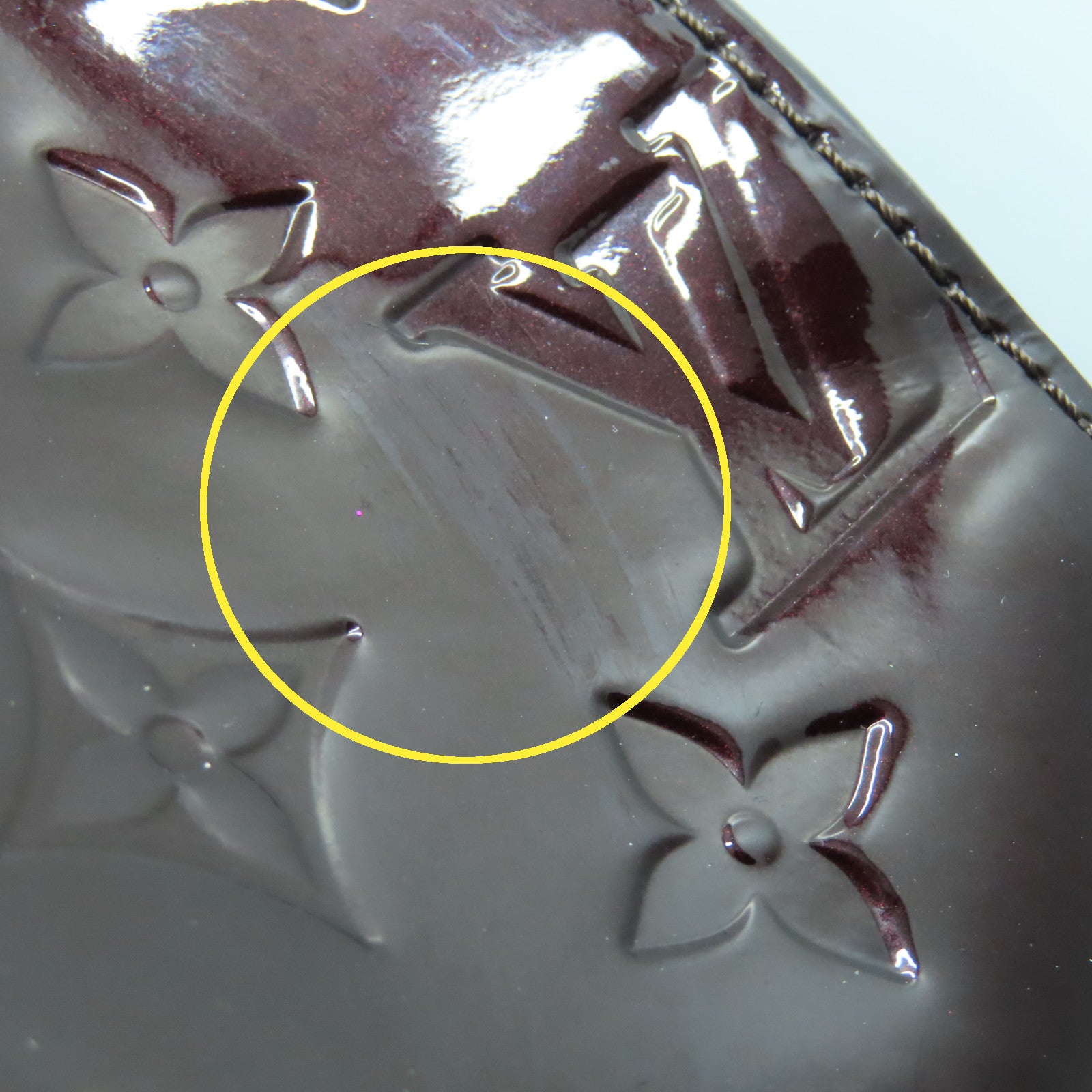 LOUIS VUITTON Monogram Vernis Sherwood PM Gold Buckle Shoulder Bag