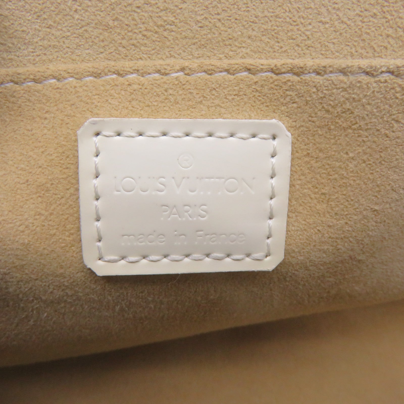 LOUIS VUITTON Monogram Graffity Handbag银扣手挽袋米色