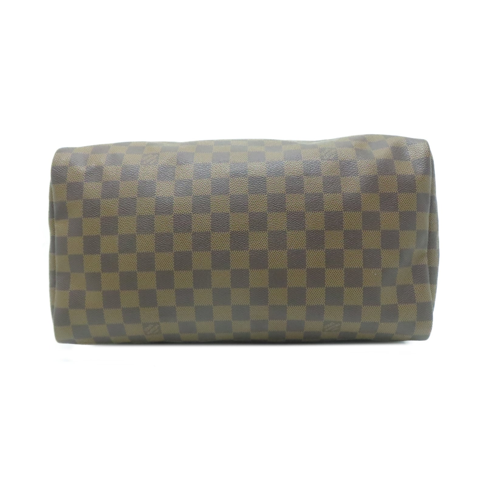 LOUIS VUITTON Damier Speedy 35金扣手挽袋啡色