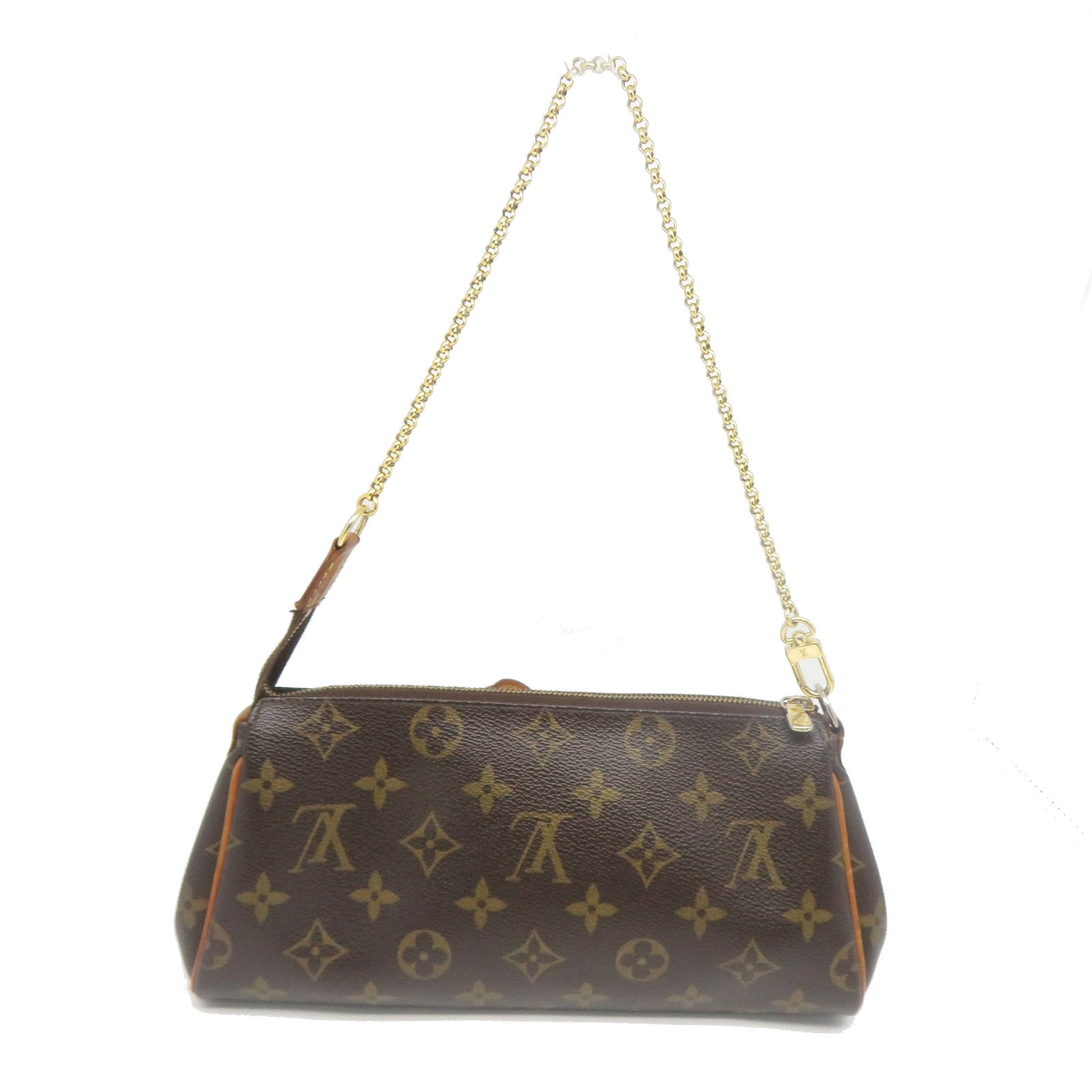 LOUIS VUITTON Monogram Eva金扣手挽肩背兩用袋啡色