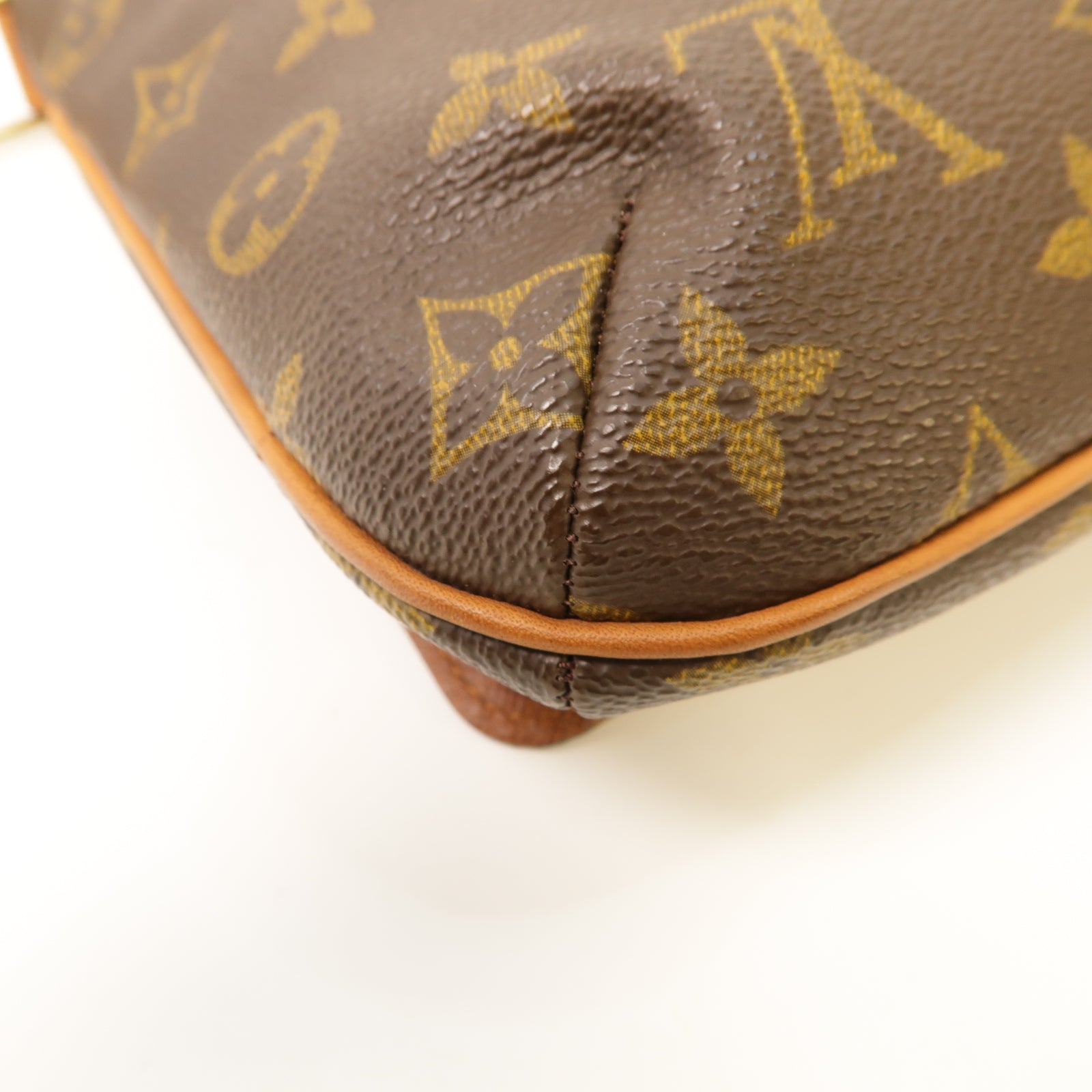 LOUIS VUITTON Monogram Musette Tango金扣肩背袋棕色