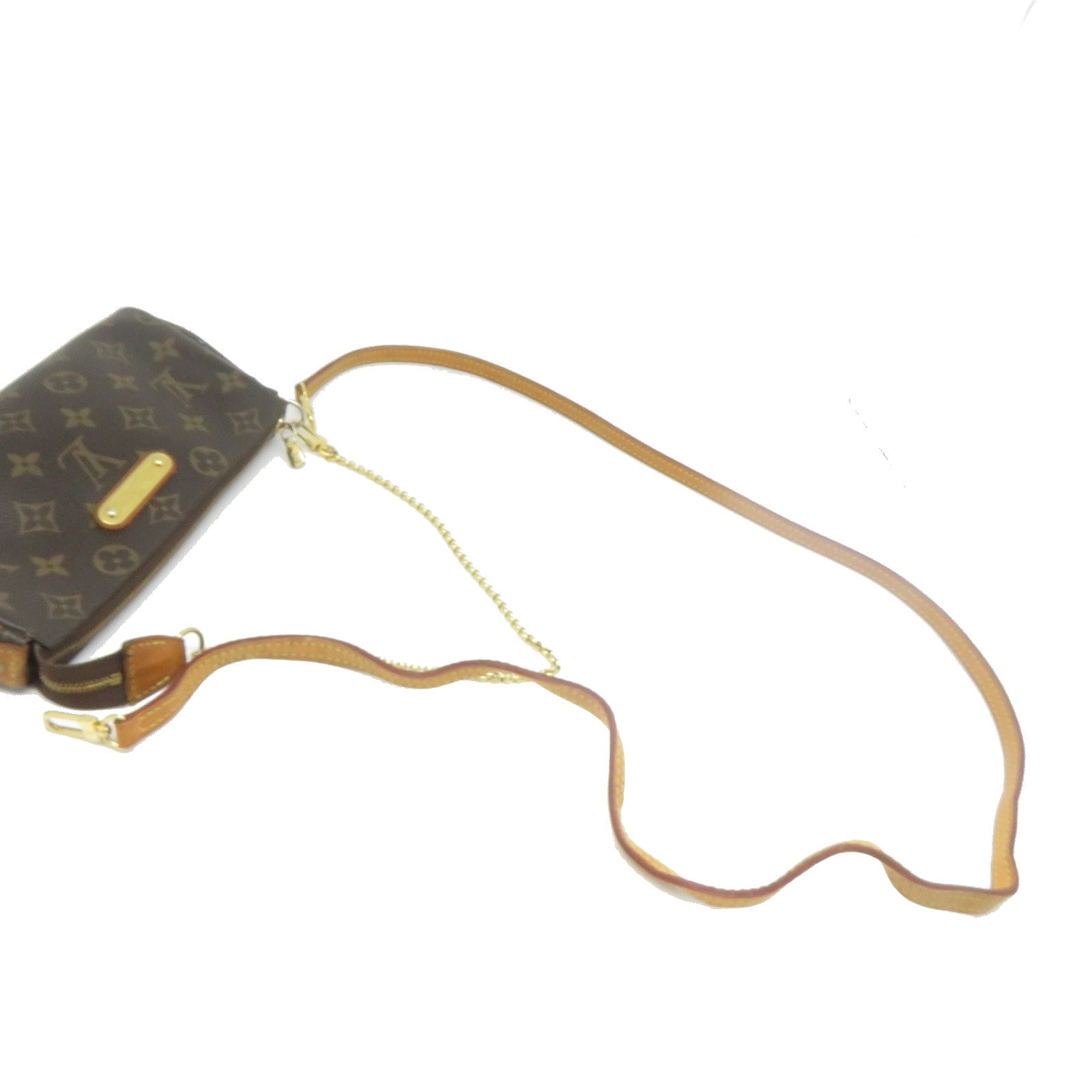 LOUIS VUITTON Monogram Eva金扣手挽肩背兩用袋啡色