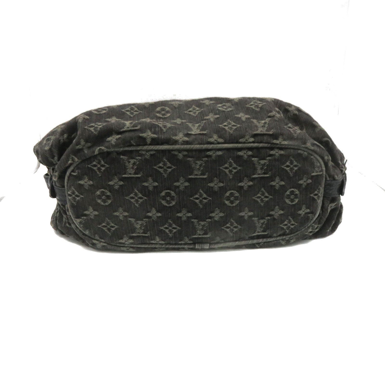 LOUIS VUITTON Monogram Denim XS Shoulder Bag金扣肩背袋黑色