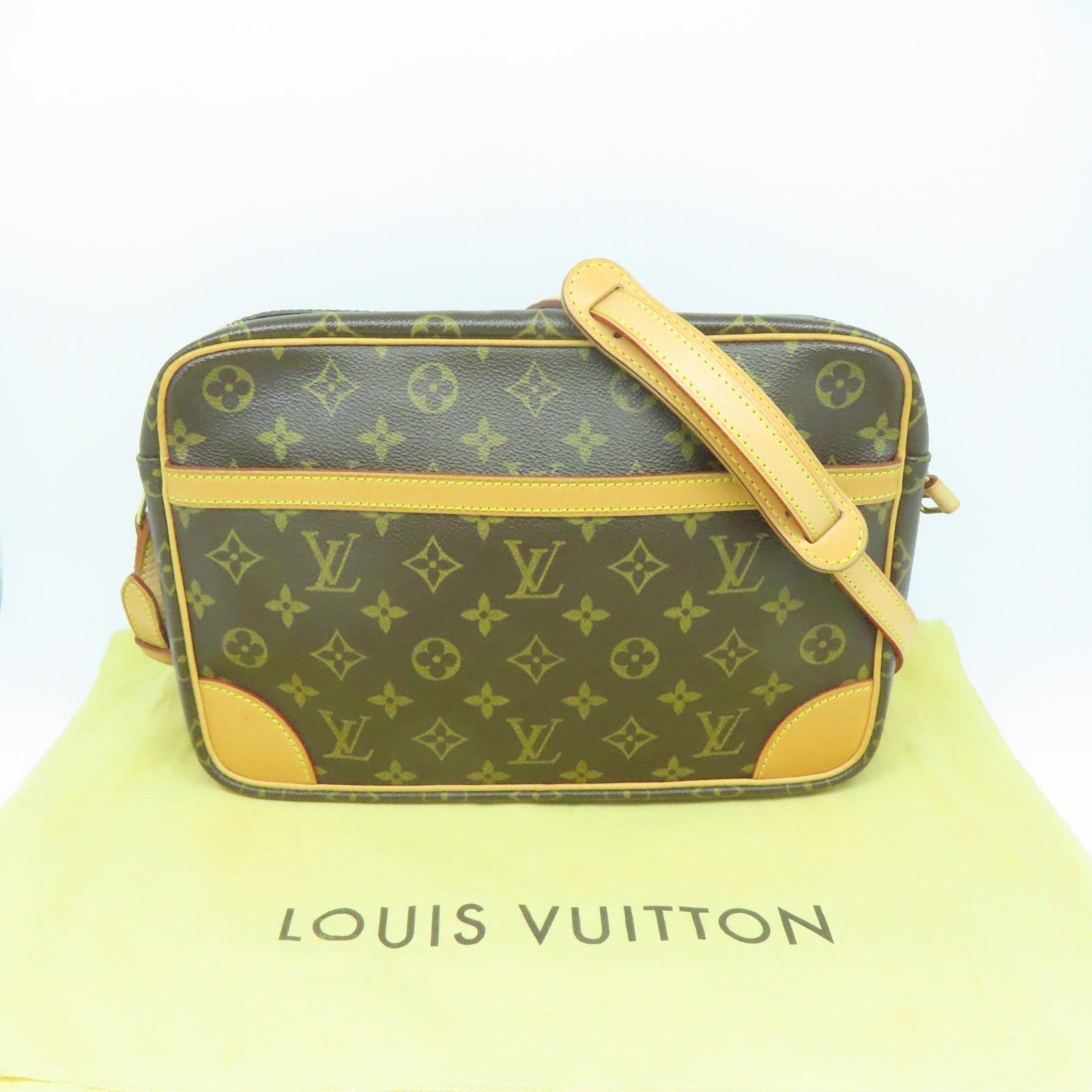 Brown Louis Vuitton Monogram Trocadero 30 Crossbody Bag