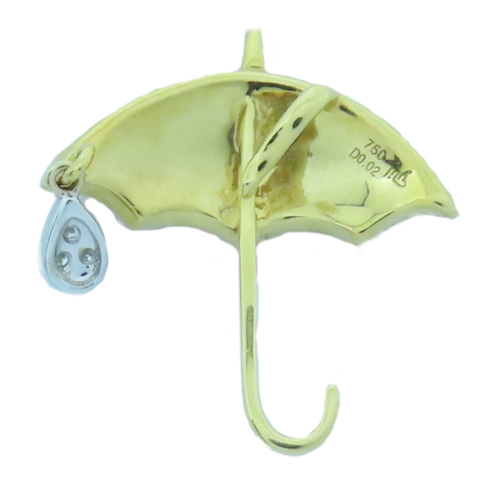 JEWELRY 18K黃金Top吊飾金色