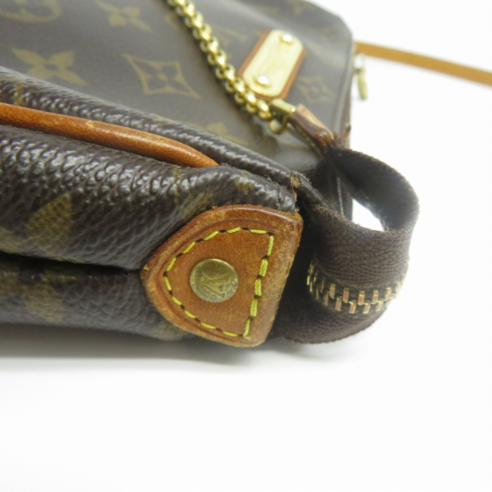 LOUIS VUITTON Monogram Eva金扣手挽肩背兩用袋啡色