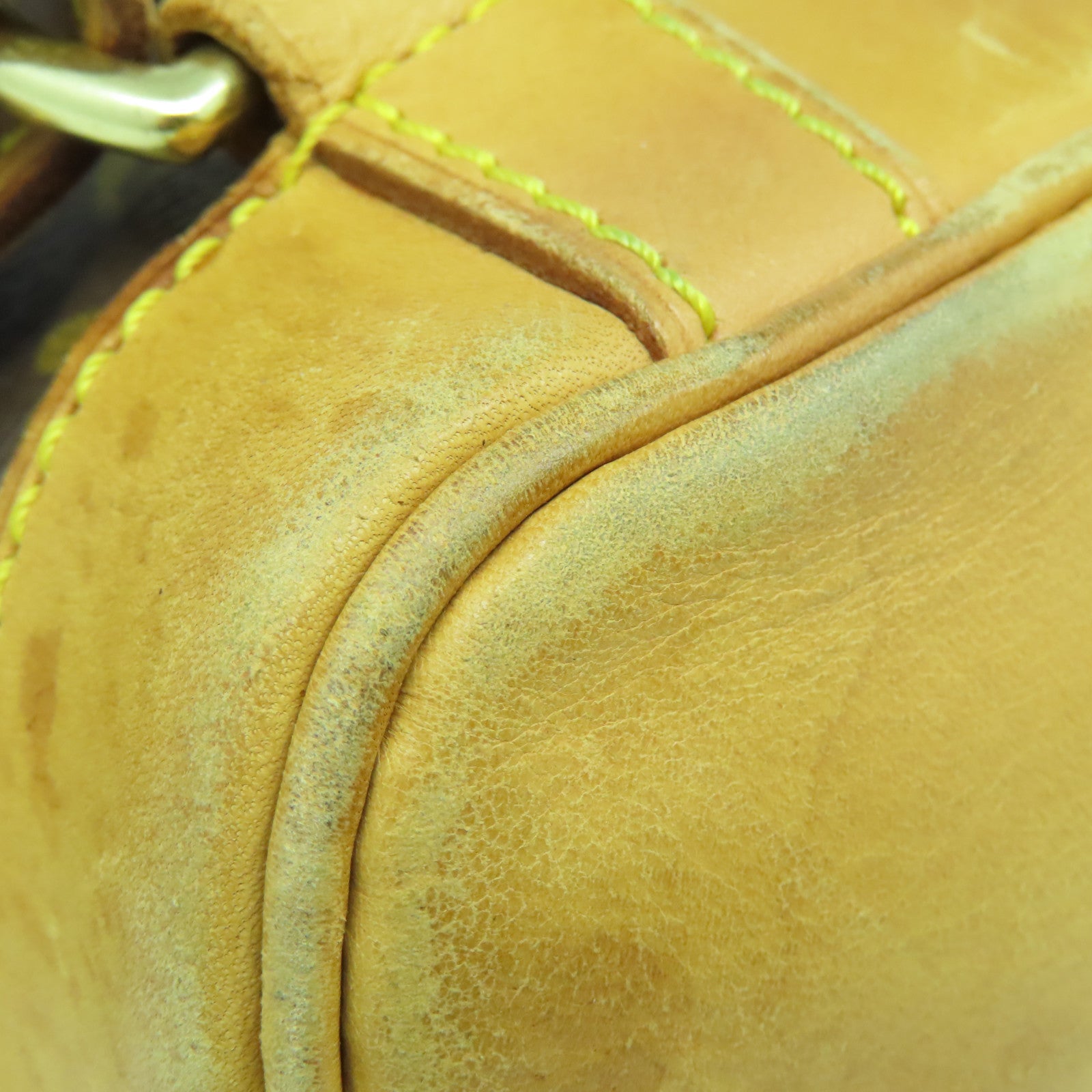 LOUIS VUITTON Monogram Montsouris MM金扣背包啡色