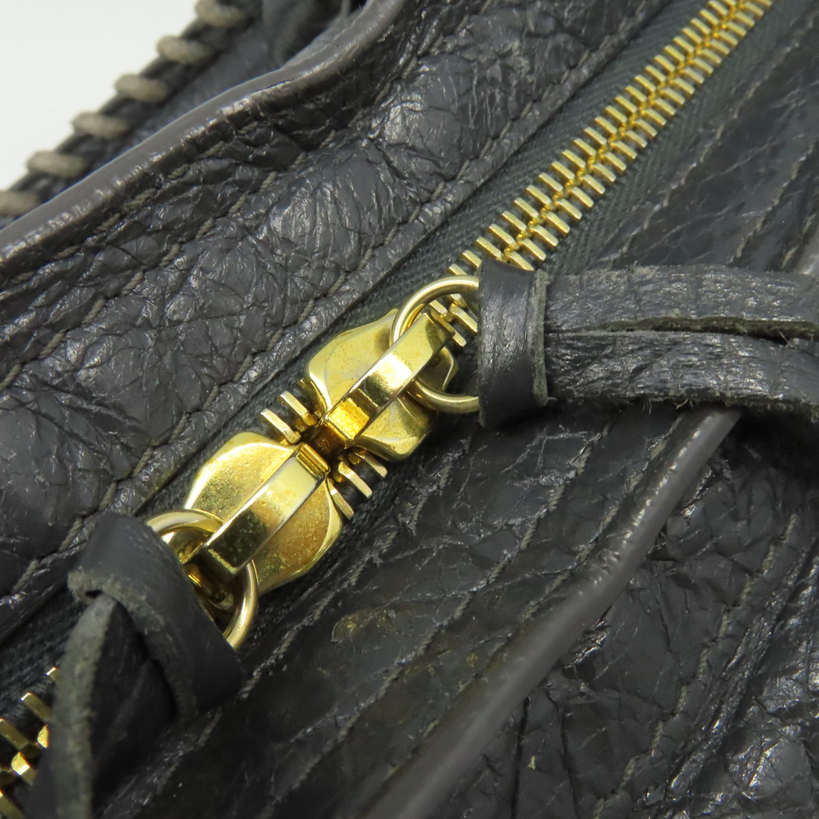 BALENCIAGA 牛皮皮革Classic City 2Way Shoulder Bag手挽肩背兩用袋碳灰色