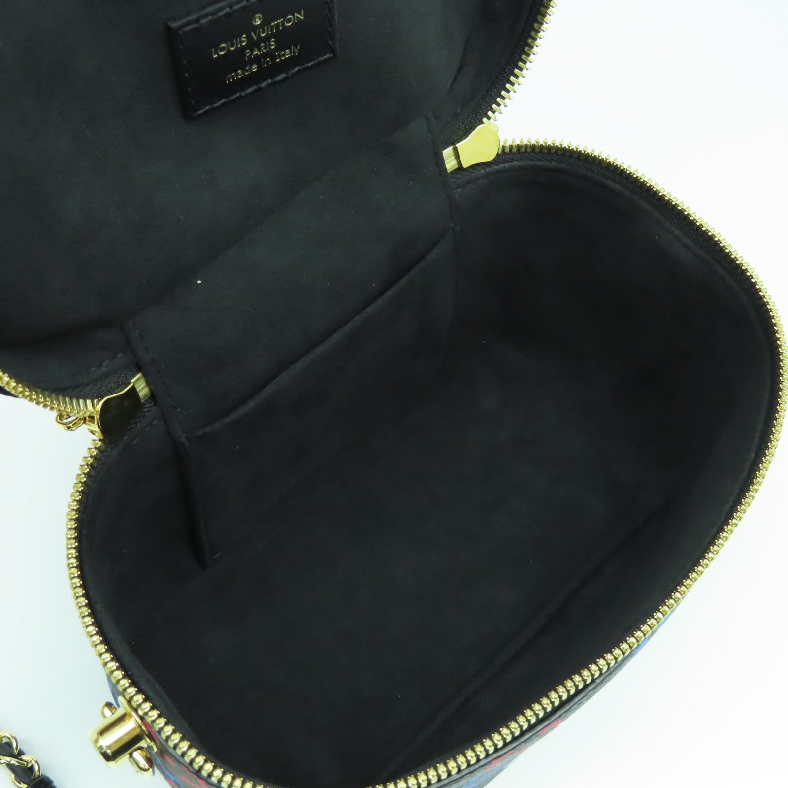 LOUIS VUITTON Game On Monogram Vanity PM金扣手挽肩背兩用袋黑色