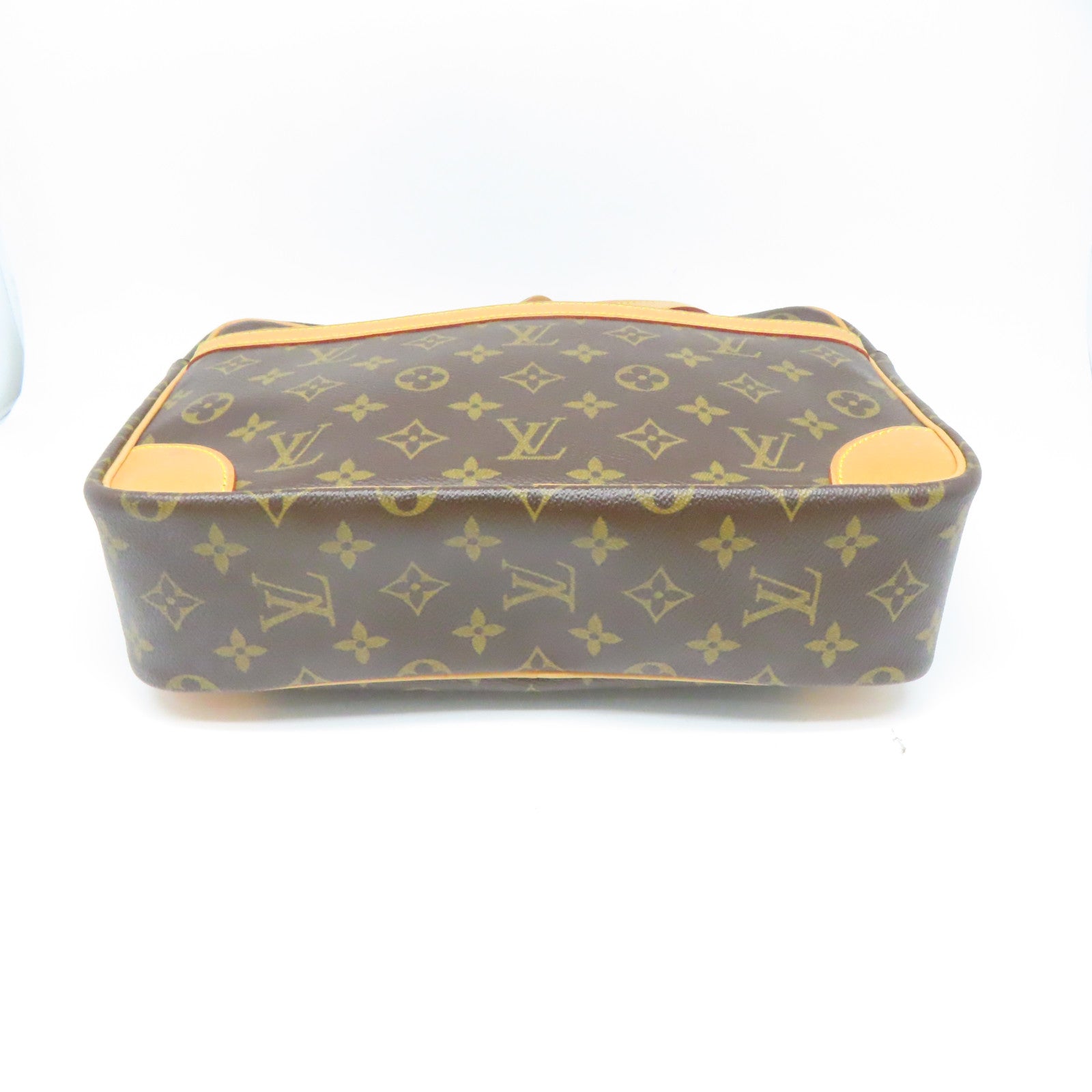 LOUIS VUITTON Monogram Trocadero 30金扣肩背袋啡色