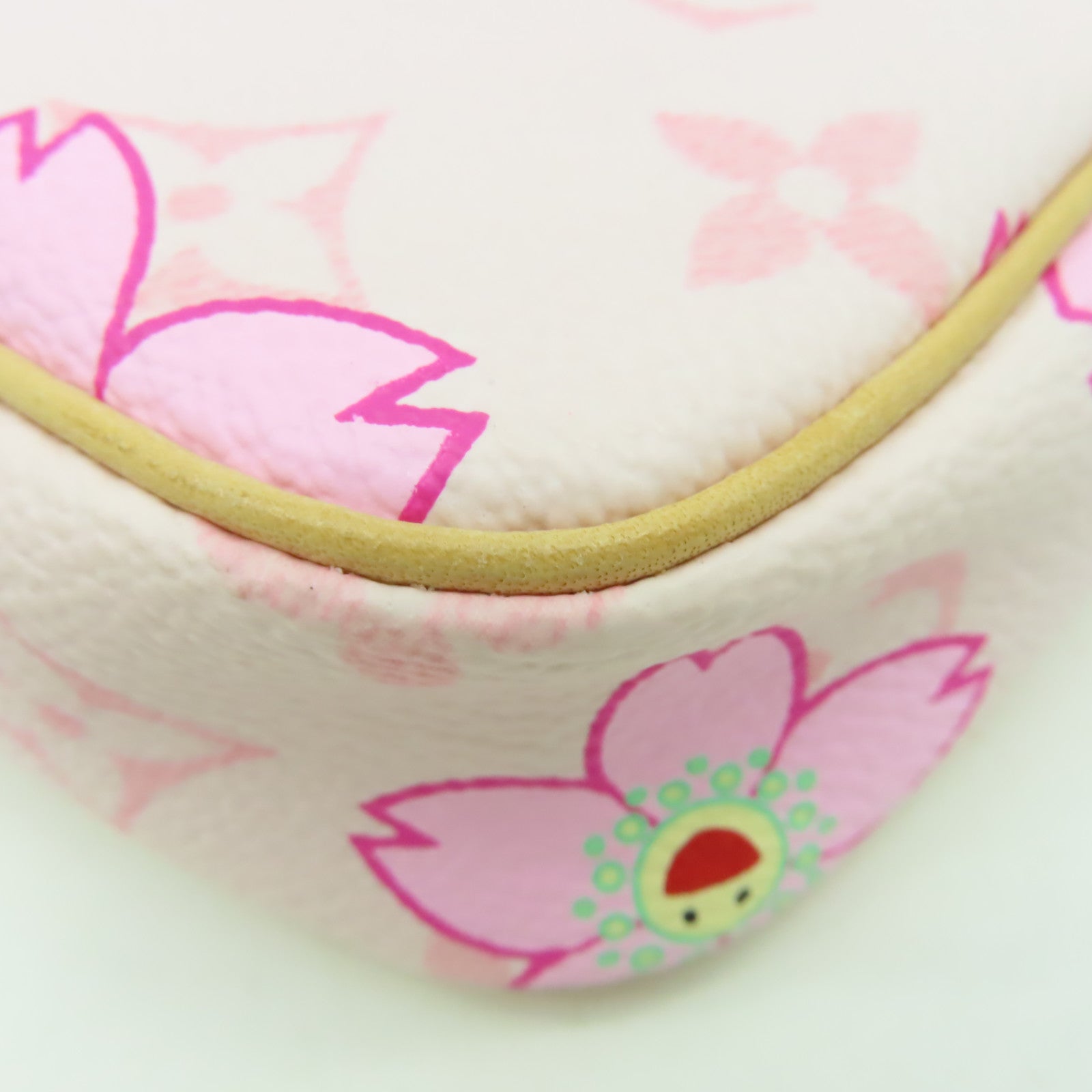 LOUIS VUITTON Monogram Cherry Blossom Pochette手挽袋粉紅色