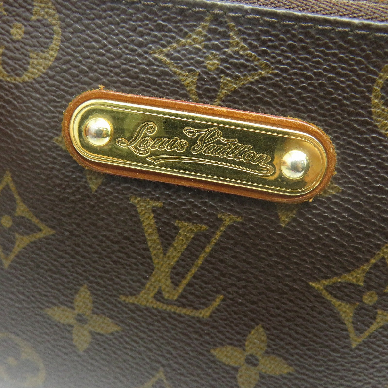 LOUIS VUITTON Monogram Eva金扣手挽肩背兩用袋啡色