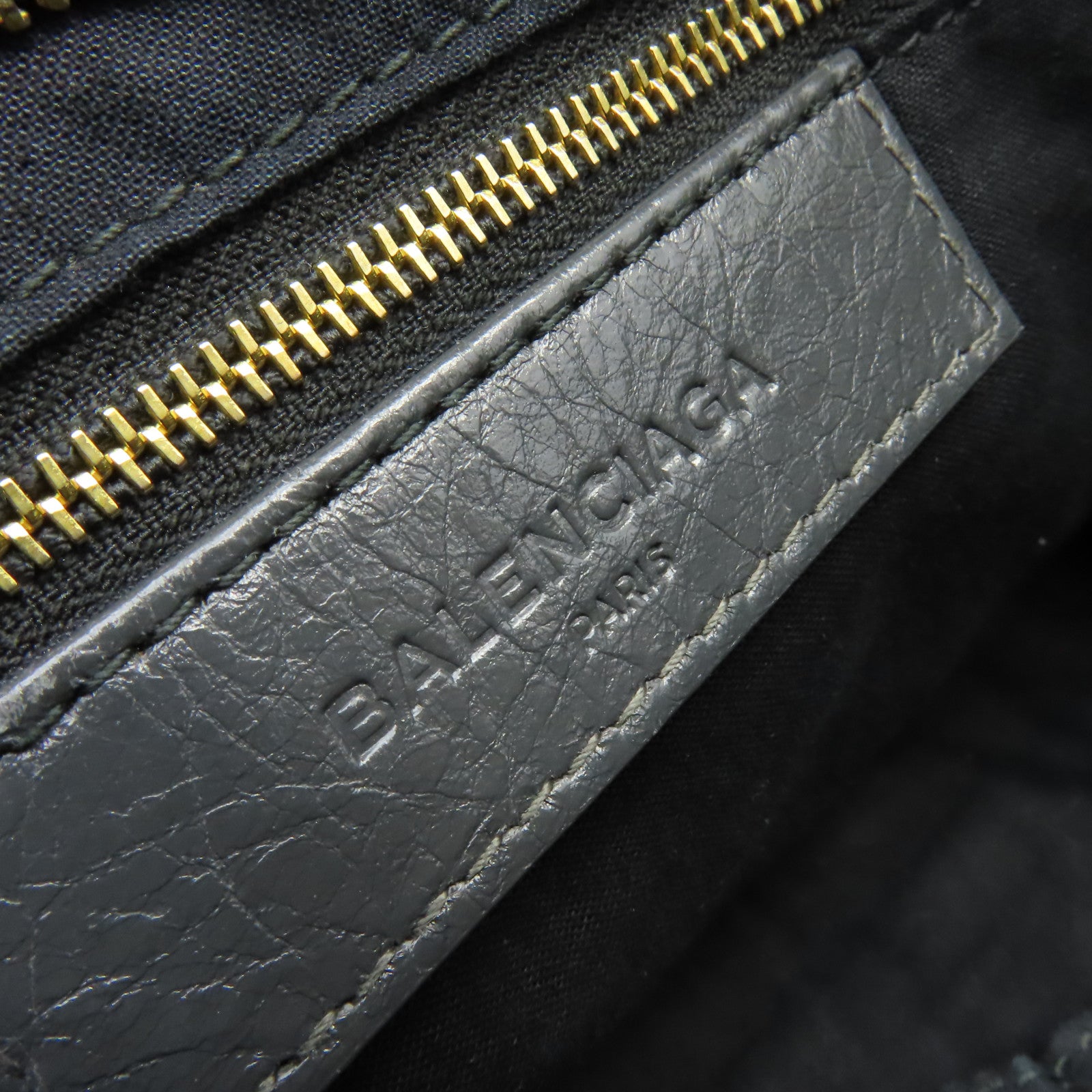BALENCIAGA 牛皮皮革Classic City 2Way Shoulder Bag手挽肩背兩用袋碳灰色