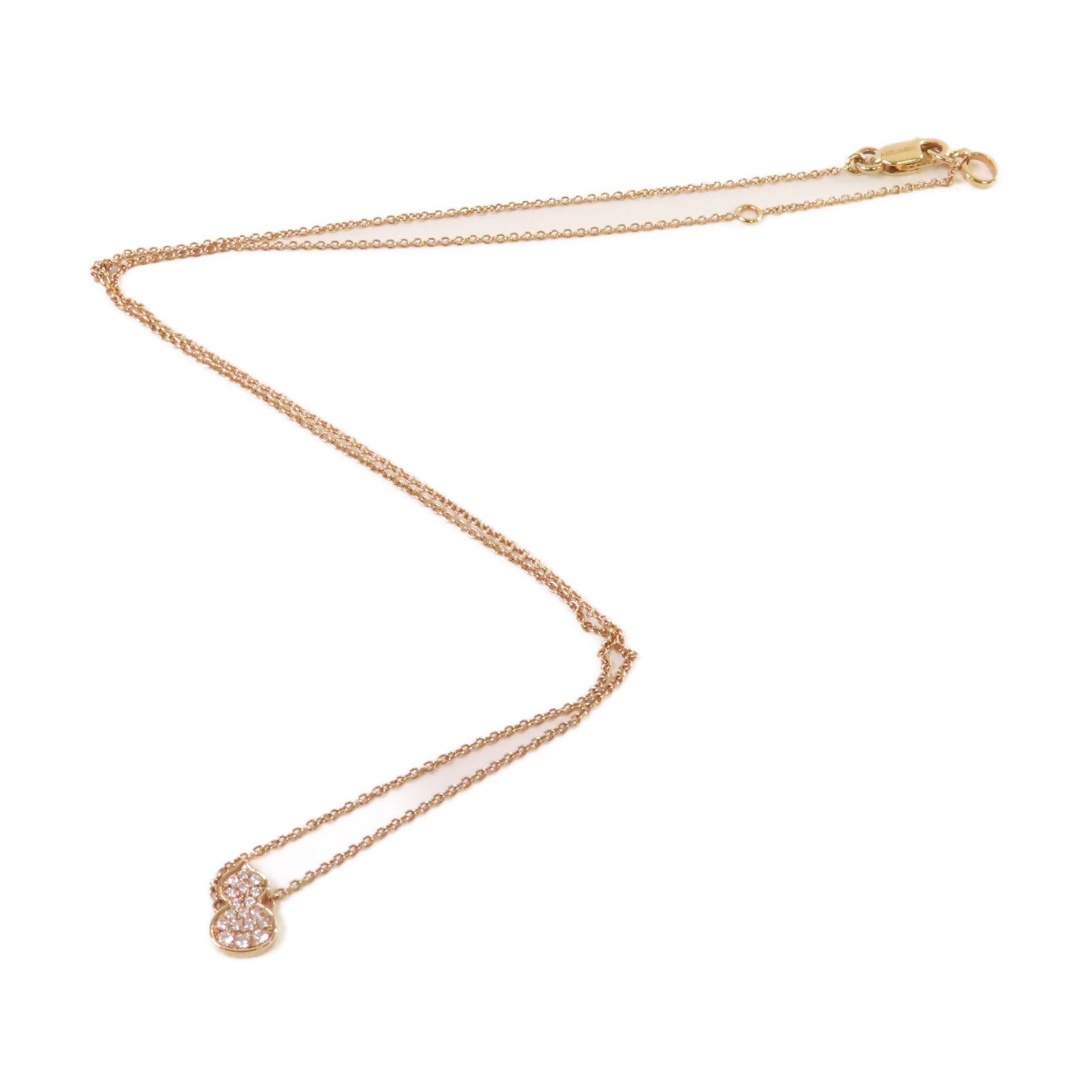 JEWELRY 18K玫瑰金/0.068ct鑽石Qeelin Petite Wulu Necklace項鏈