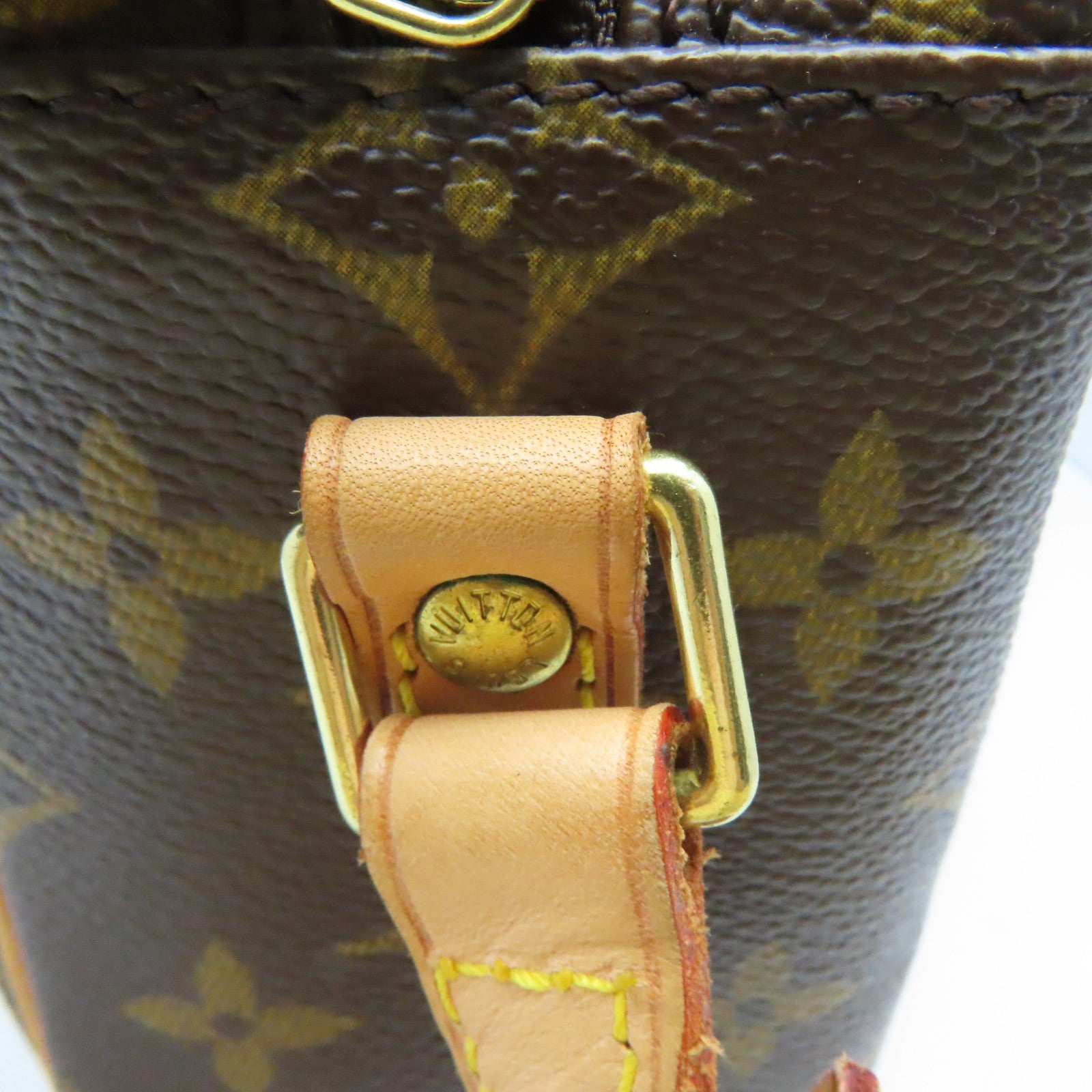 LOUIS VUITTON Monogram Trocadero 30金扣肩背袋啡色