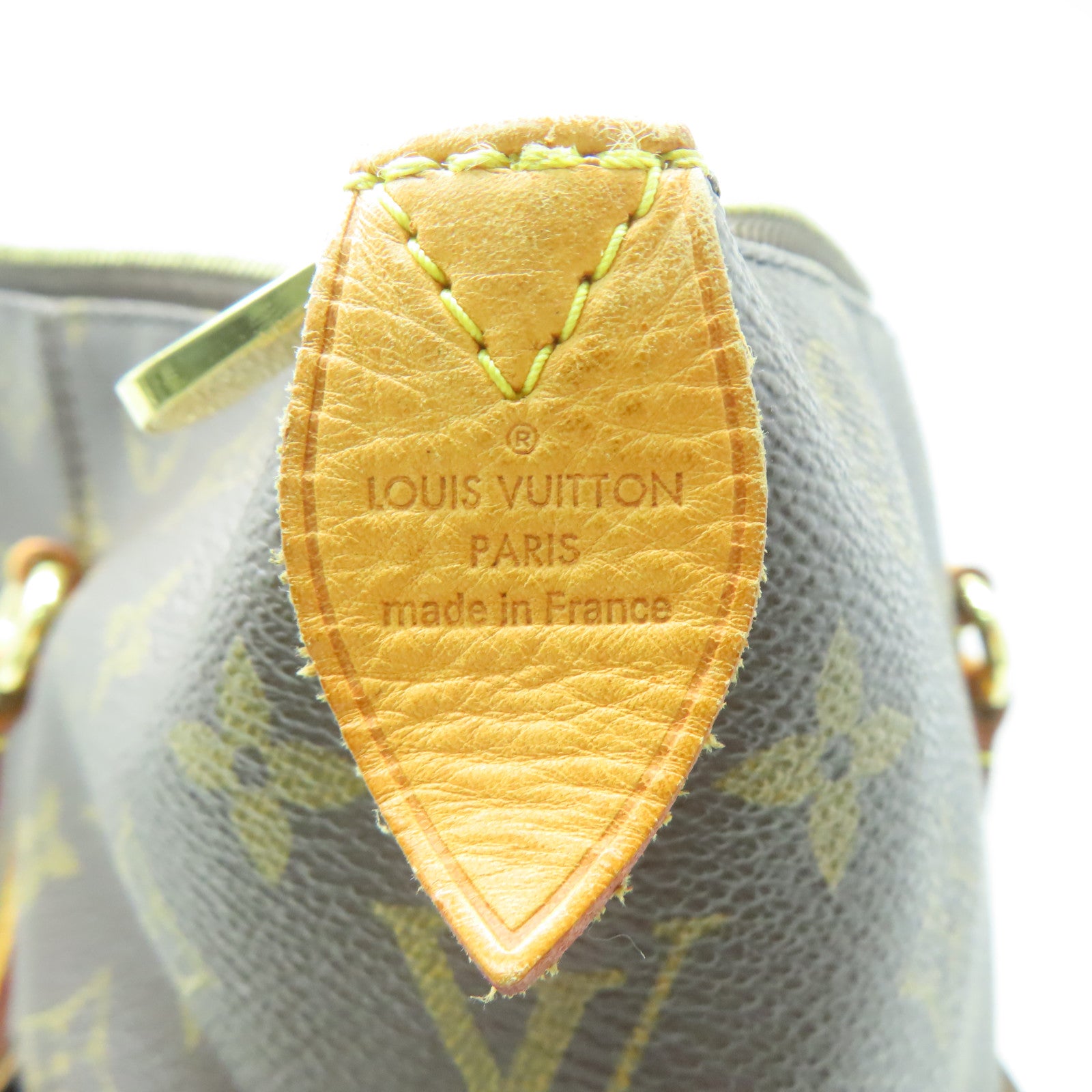 LOUIS VUITTON 塗層帆布Totally GM金扣肩背袋啡色