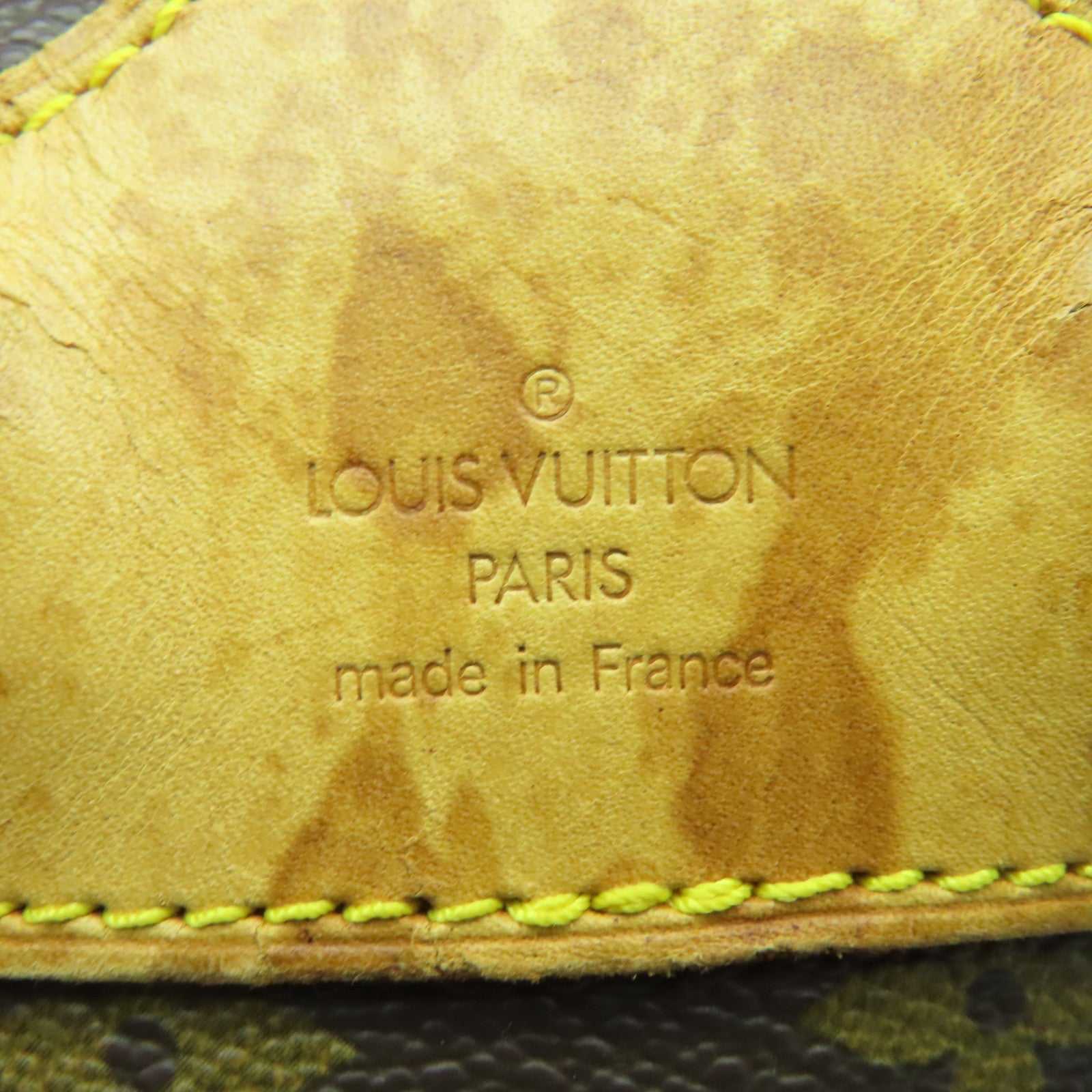 LOUIS VUITTON Monogram Montsouris MM金扣背包啡色
