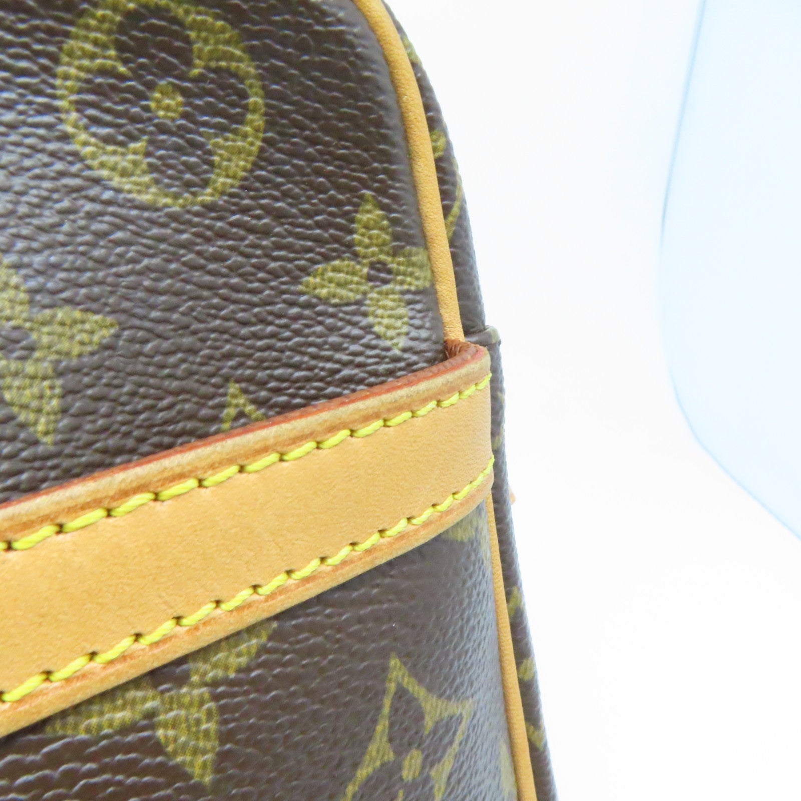 LOUIS VUITTON Monogram Trocadero 30金扣肩背袋啡色