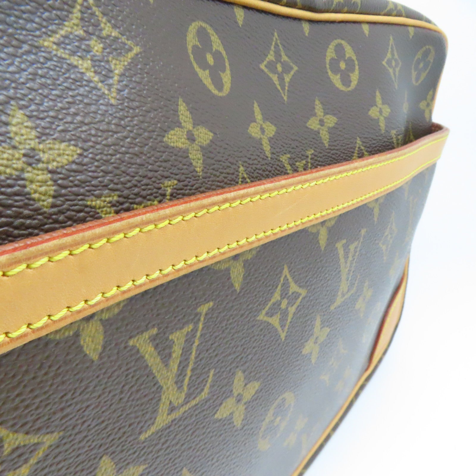 LOUIS VUITTON Monogram Trocadero 30金扣肩背袋啡色