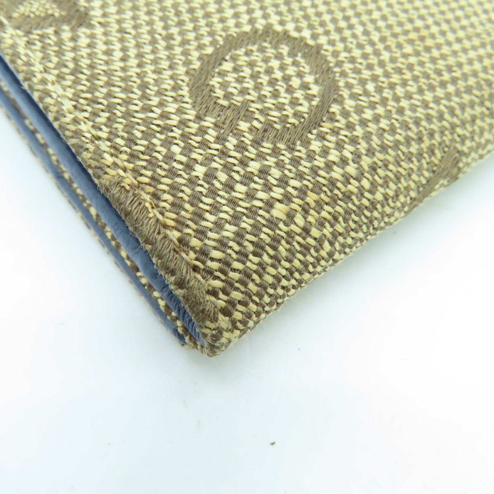 BVLGARI 帆布Shoulder Bag金扣肩背袋啡色/蓝色