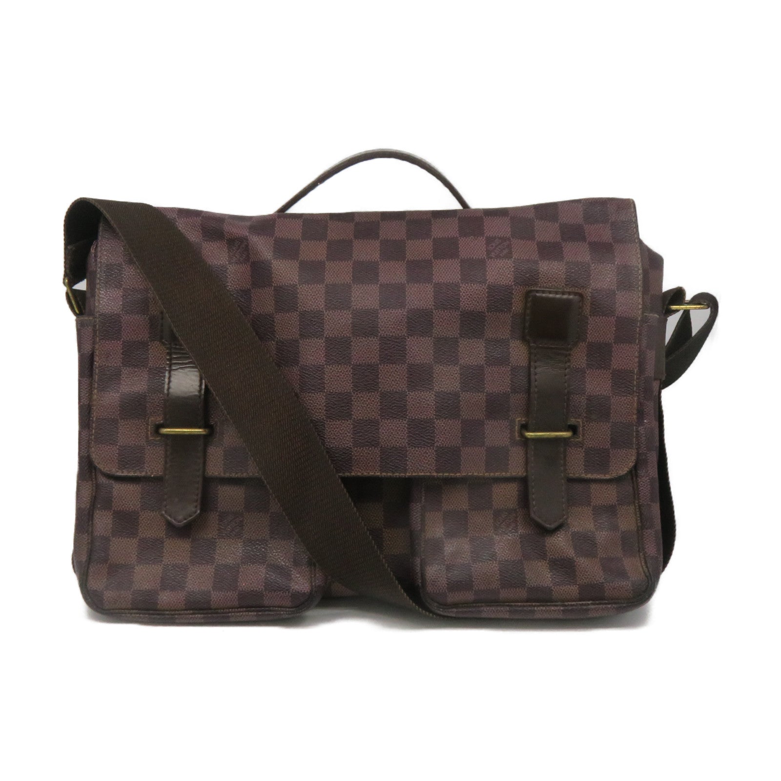 LOUIS VUITTON Damier Broadway 2Way Shoulder Bag手挽肩背兩用袋啡色