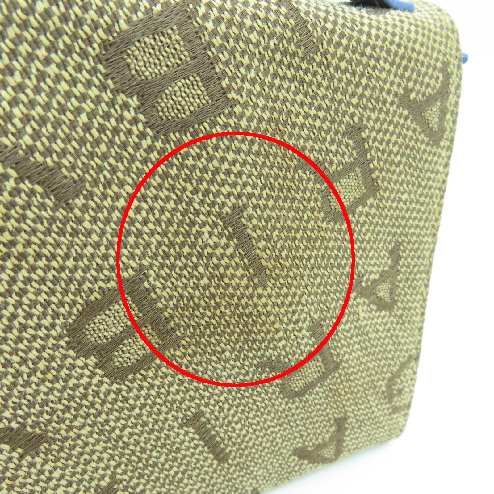 BVLGARI 帆布Shoulder Bag金扣肩背袋啡色/蓝色