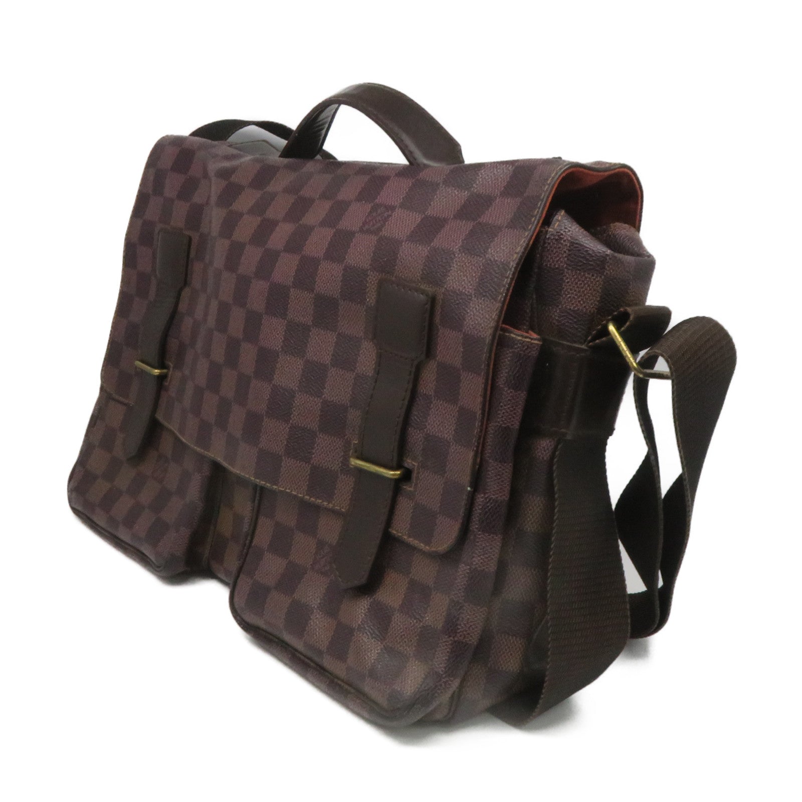 LOUIS VUITTON Damier Broadway 2Way Shoulder Bag手挽肩背两用袋啡色