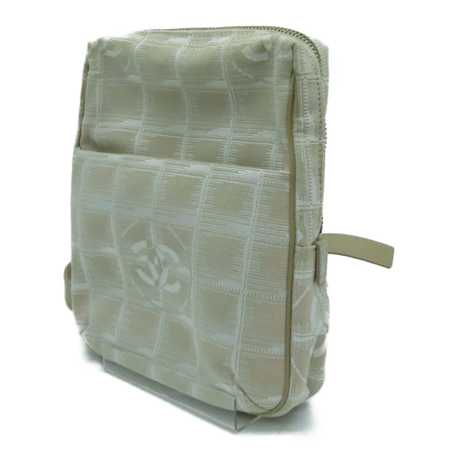 CHANEL 【激減優惠】帆布Shoulder Bag金扣肩背袋粉紅色
