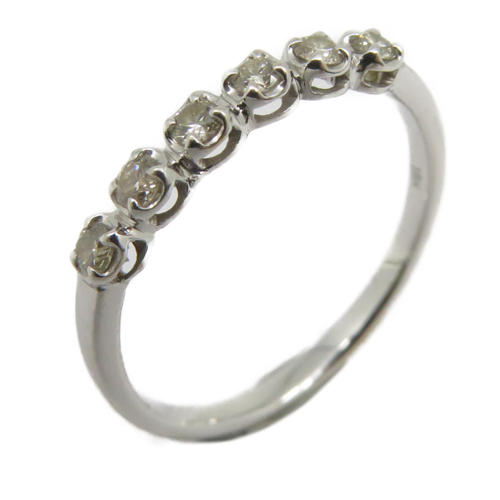 JEWELRY 18K白金Diamond Ring钻石戒指US#6