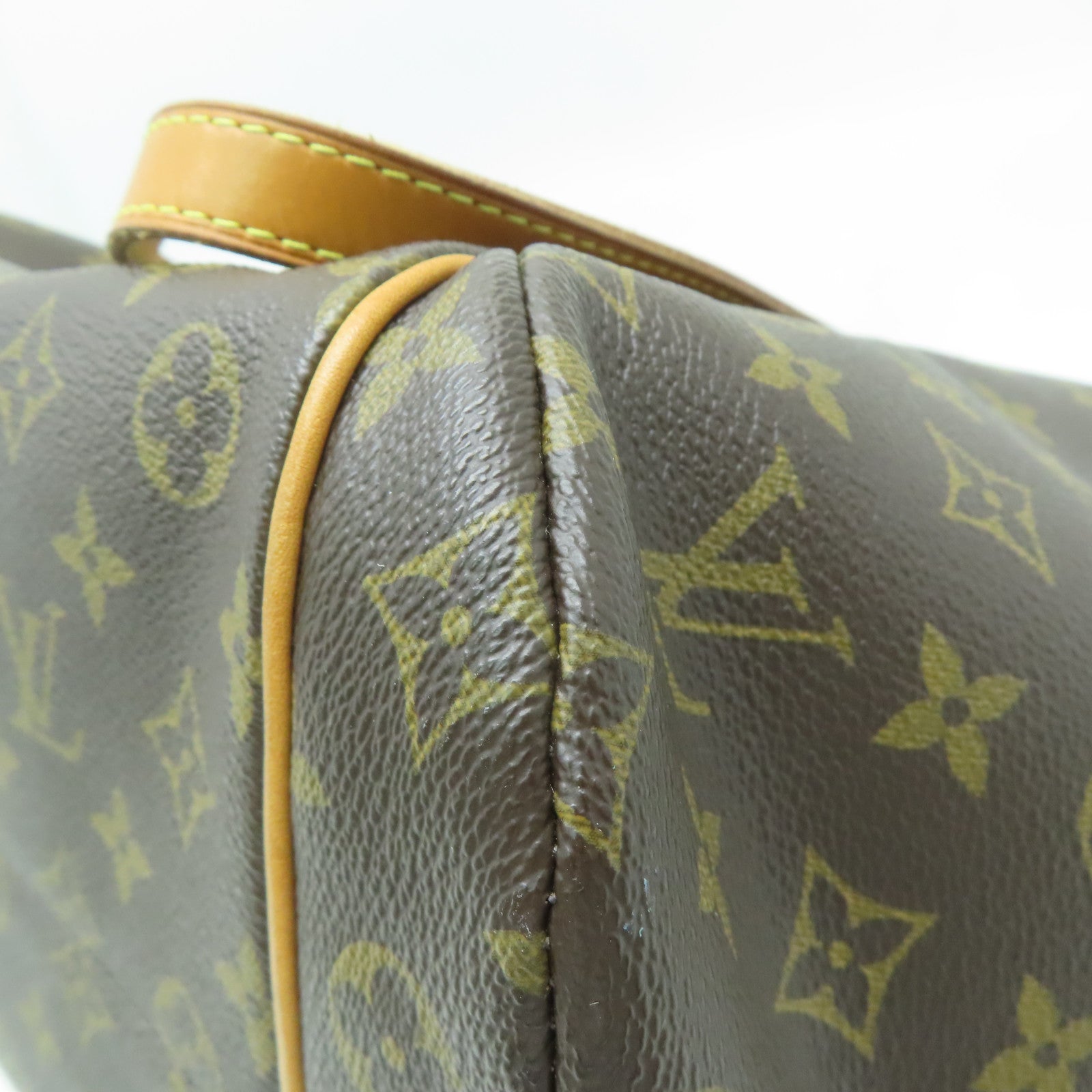LOUIS VUITTON 塗層帆布Totally GM金扣肩背袋啡色