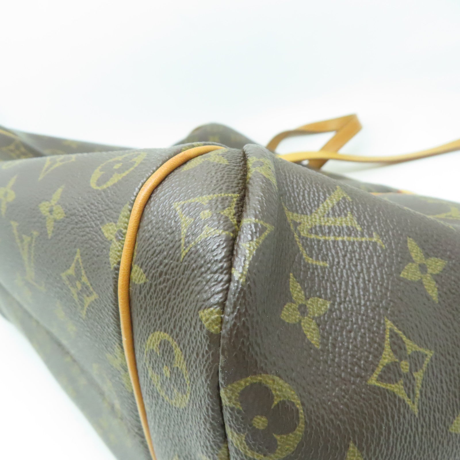 LOUIS VUITTON 塗層帆布Totally GM金扣肩背袋啡色