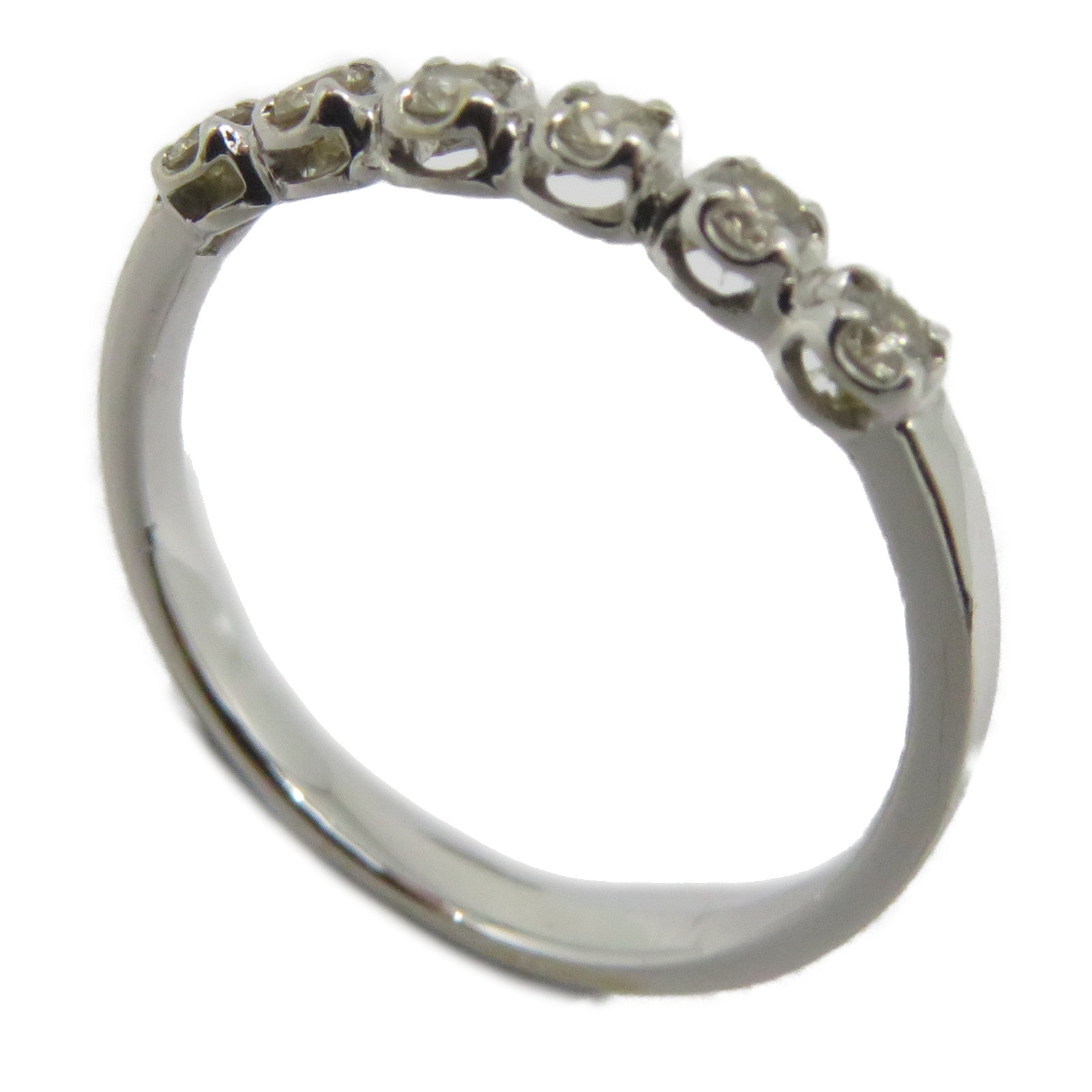 JEWELRY 18K白金Diamond Ring钻石戒指US#6