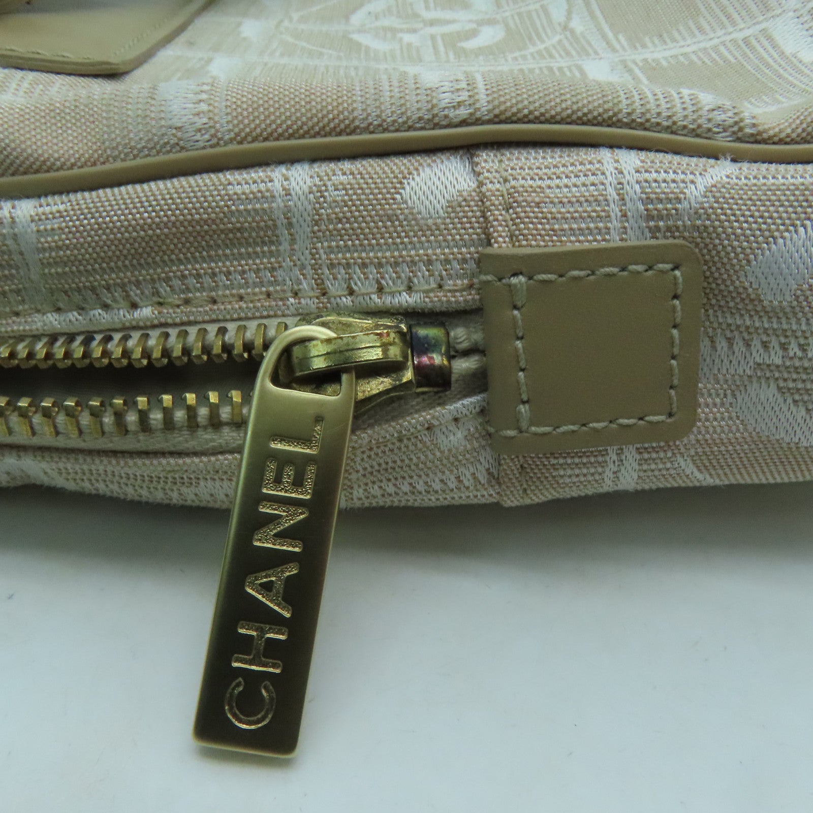 CHANEL 【激減優惠】帆布Shoulder Bag金扣肩背袋粉紅色