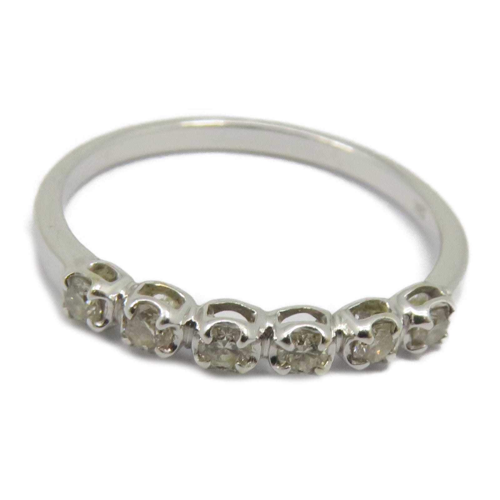 JEWELRY 18K白金Diamond Ring钻石戒指US#6