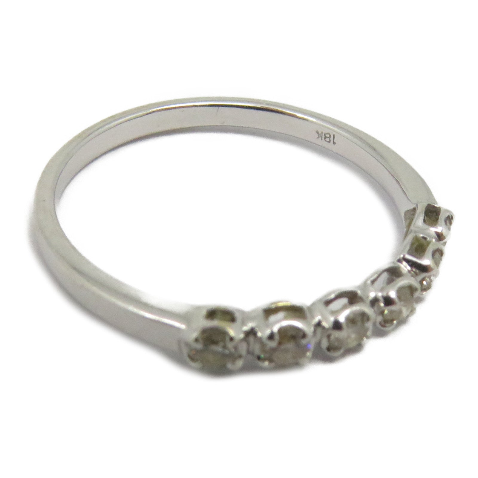 JEWELRY 18K白金Diamond Ring钻石戒指US#6
