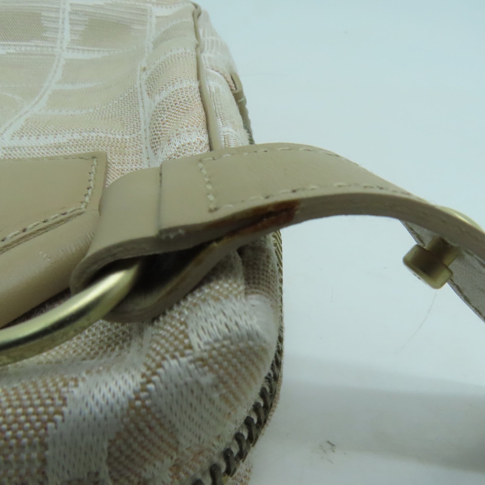 CHANEL 【激減優惠】帆布Shoulder Bag金扣肩背袋粉紅色