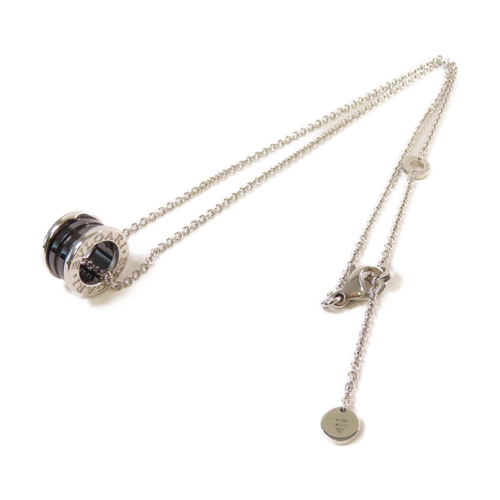 BVLGARI 925純銀/陶瓷Save the Children Necklace項鏈