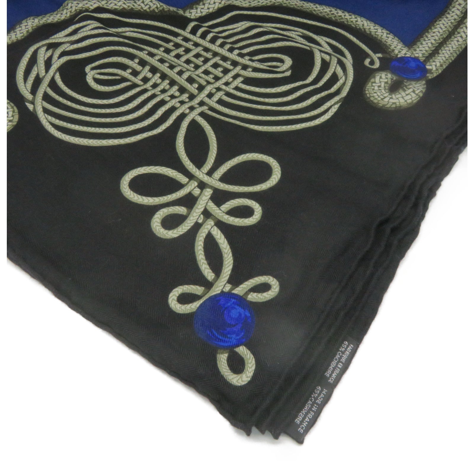 HERMES Cashmere/丝质Scarf围巾黑色