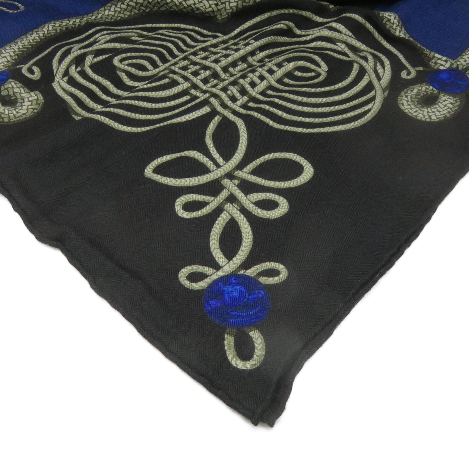 HERMES Cashmere/丝质Scarf围巾黑色