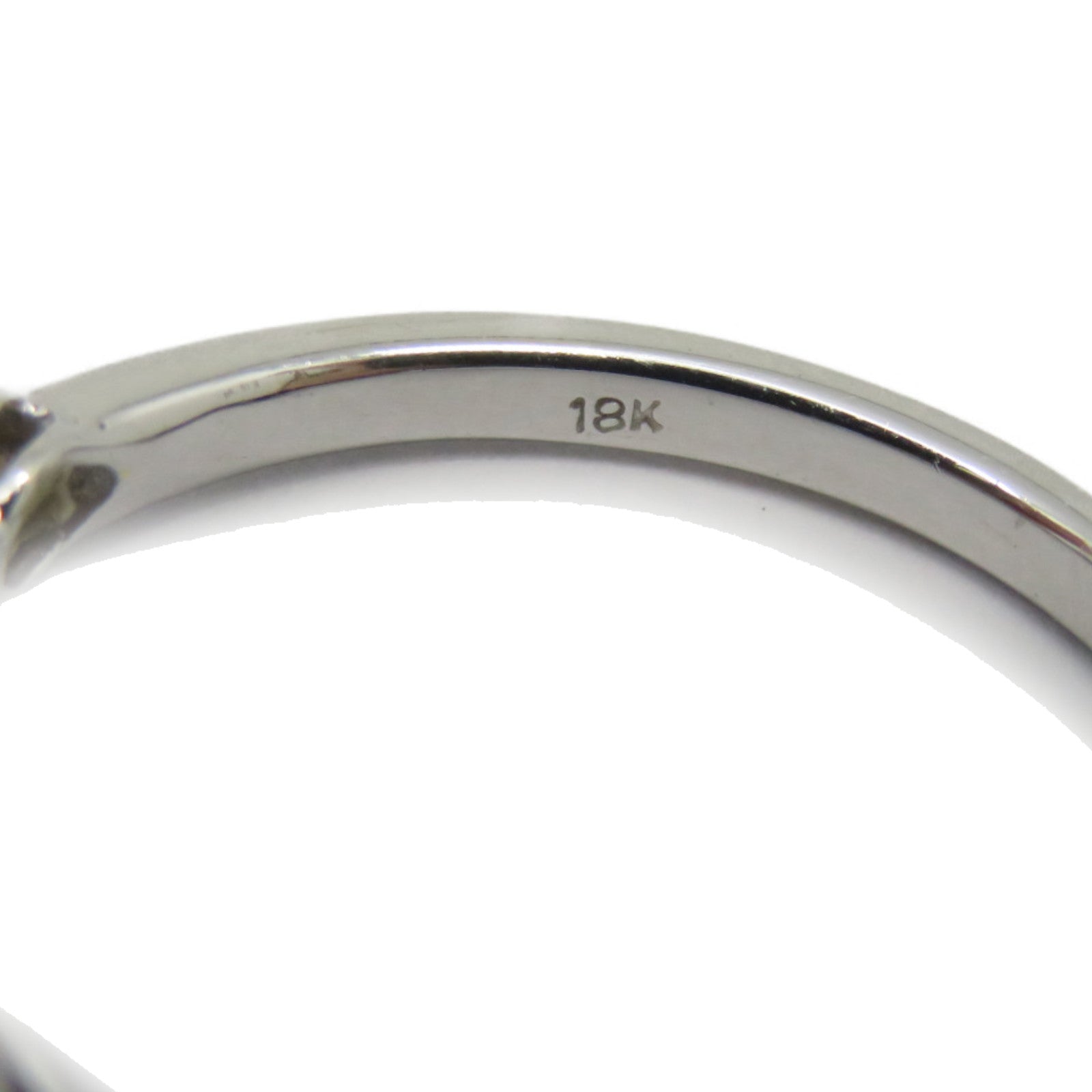 JEWELRY 18K白金Diamond Ring钻石戒指US#6