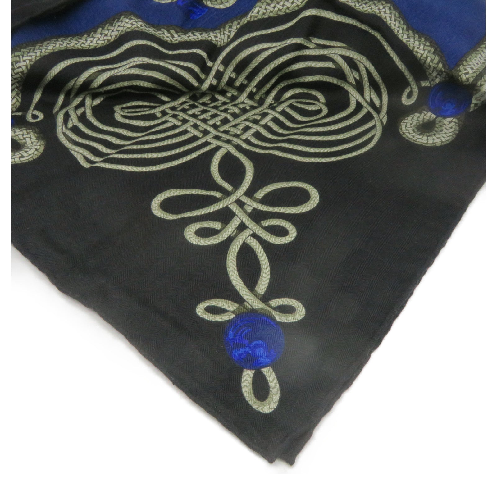 HERMES Cashmere/丝质Scarf围巾黑色