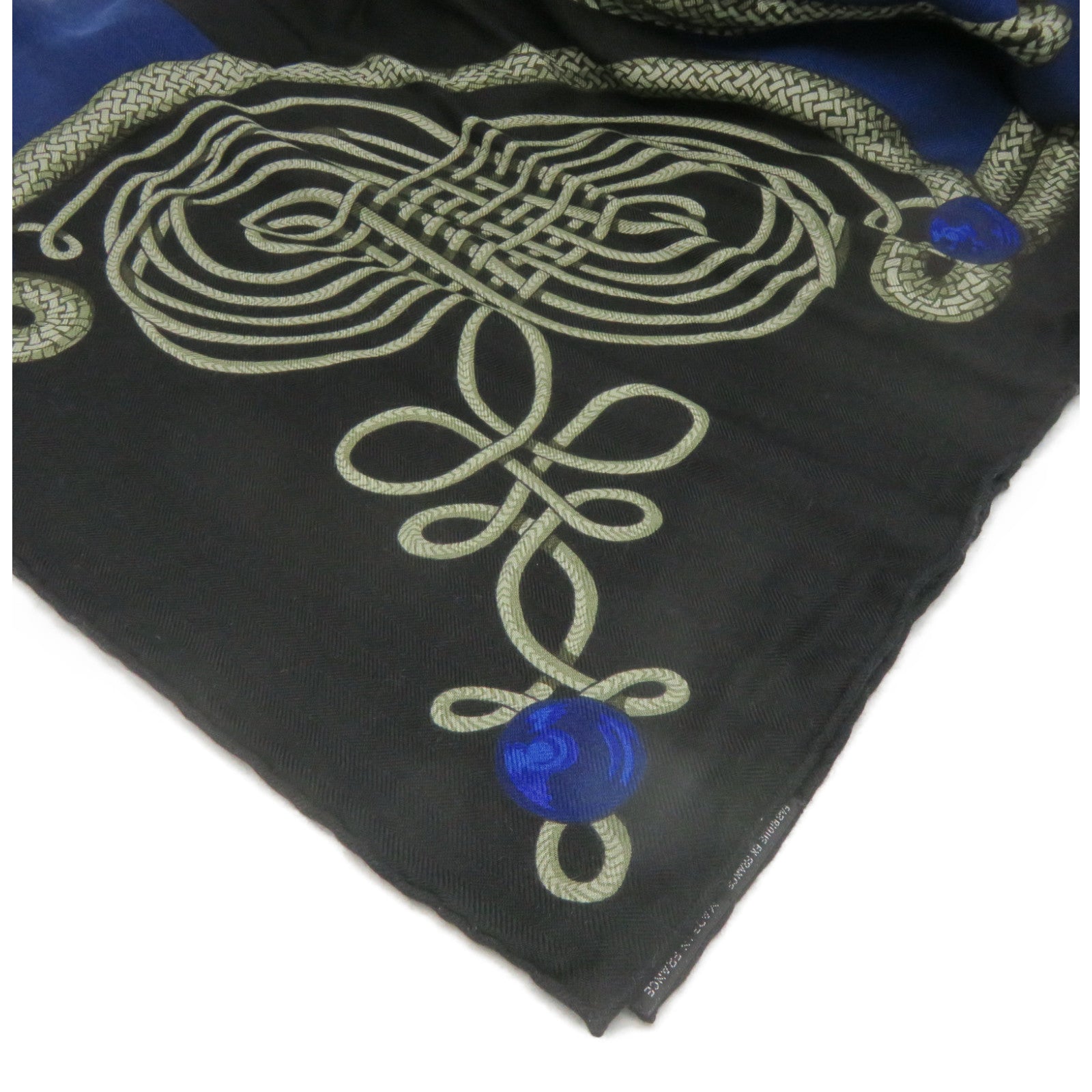 HERMES Cashmere/丝质Scarf围巾黑色