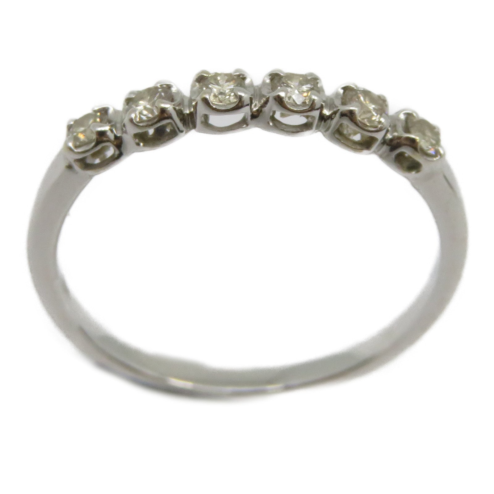 JEWELRY 18K白金Diamond Ring钻石戒指US#6